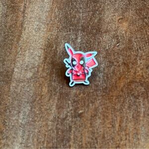 Pikachu Deadpool enamel pin